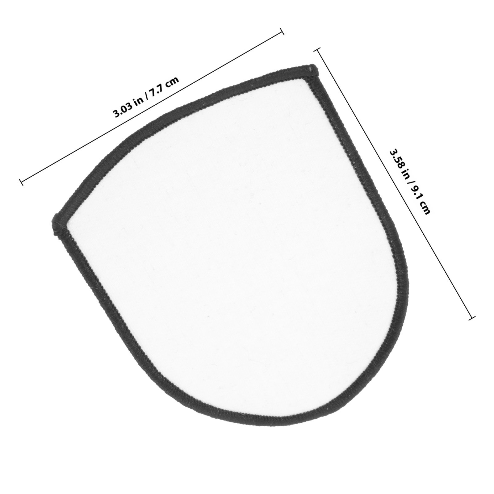 10 buah Patch Sublimasi Polos  - Hat Sublimation Blank ulasan dan harga