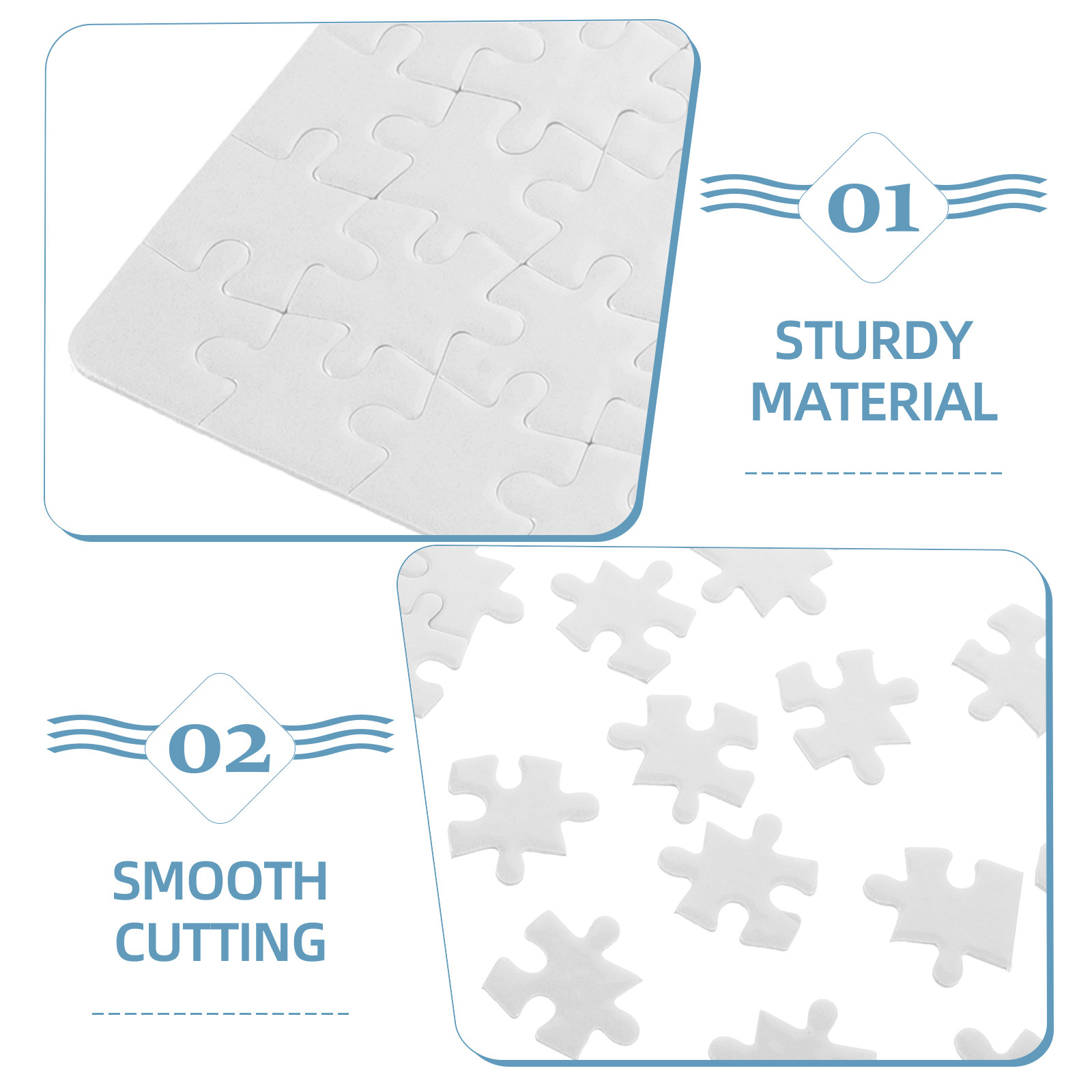 4 Lembar Puzzle Kosong untuk S - Puzzle Blank White ulasan dan harga