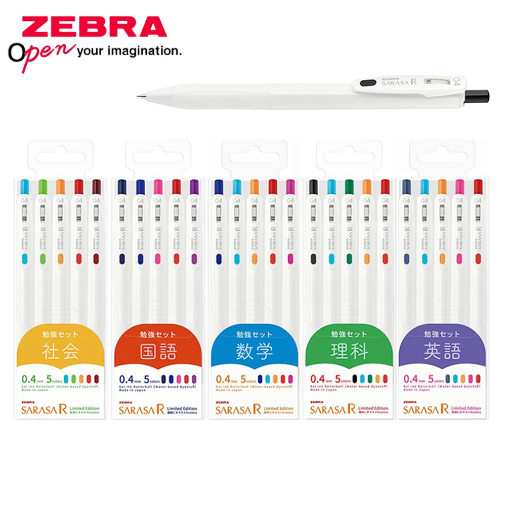 Set alat tulis Gel ZEBRA, 5 bu - Zebra Pen Mildliner ulasan dan harga